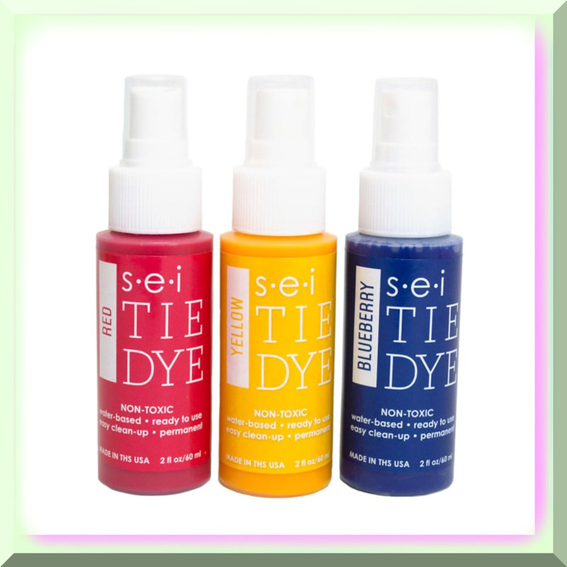 Rainbow Splash Tie-Dye Fabric Spray Set 3 Colors