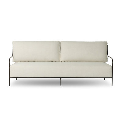 Segovia Outdoor Sofa-78"-Alessi Fawn