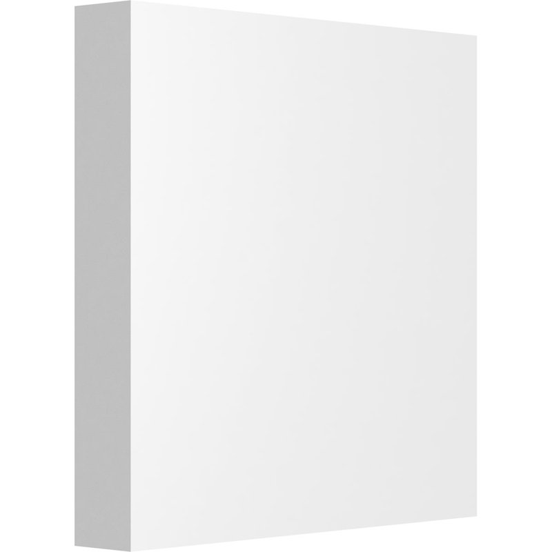 Rosette standard Sedgwick avec bord carré, H 5 po x l 5 po x p 0,75 po