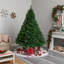 8' H Lighted Artificial Pine Christmas Tree
