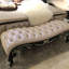 Banquette de luxe en bois massif Carved