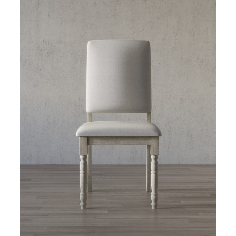 Chaise de salle à manger Uribe Wygant en gris chaud (ensemble de 6)