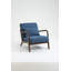 Chaise d'appoint Mid-Century moderne avec structure en bois-130375668-130375670