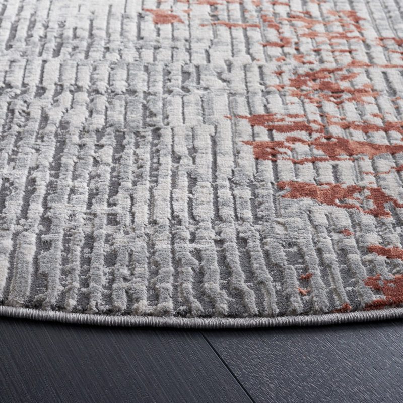 Invista Performance Abstract Rug, Square 6'7"