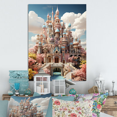 " Castles Whimsical Wonder Pastel V "