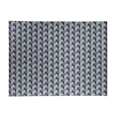 Chenille Geometric Indoor Rug