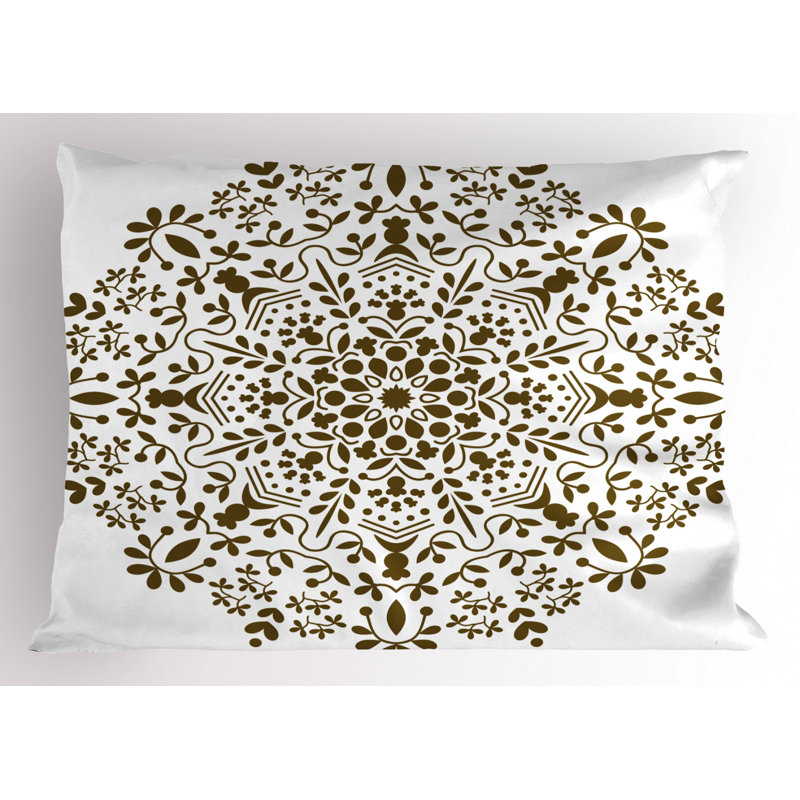 Manly Polyester Floral Sham Set, King