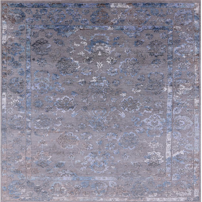 Tapis oriental gris / bleu Lenora