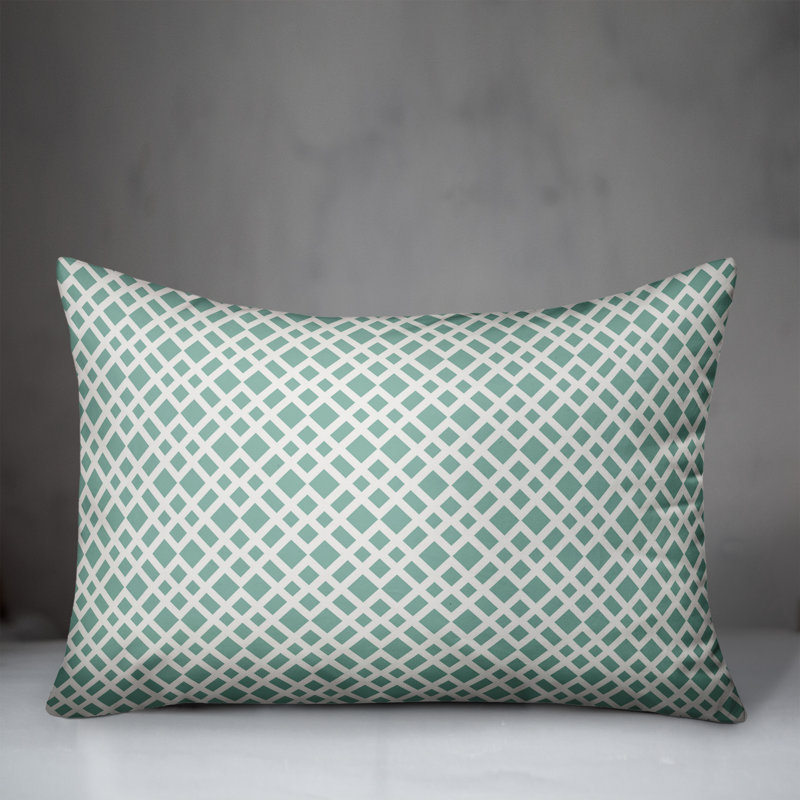 Coussin Lattice, Céladon