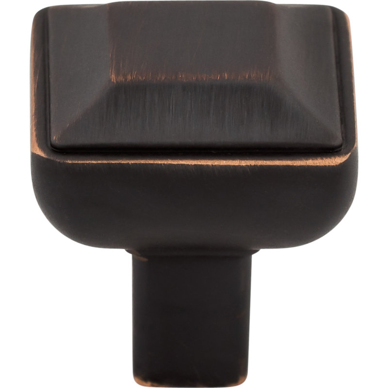 Podium Square Knob, 1" Length, Umbrio