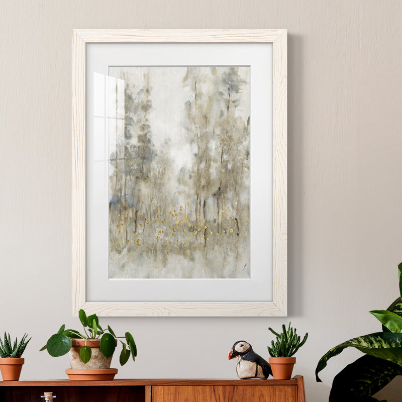 Thicket of Trees II matte encadrée de qualité supérieure - prête à être accrochée, H 37,5 po x l 27,5 po x P 1 po