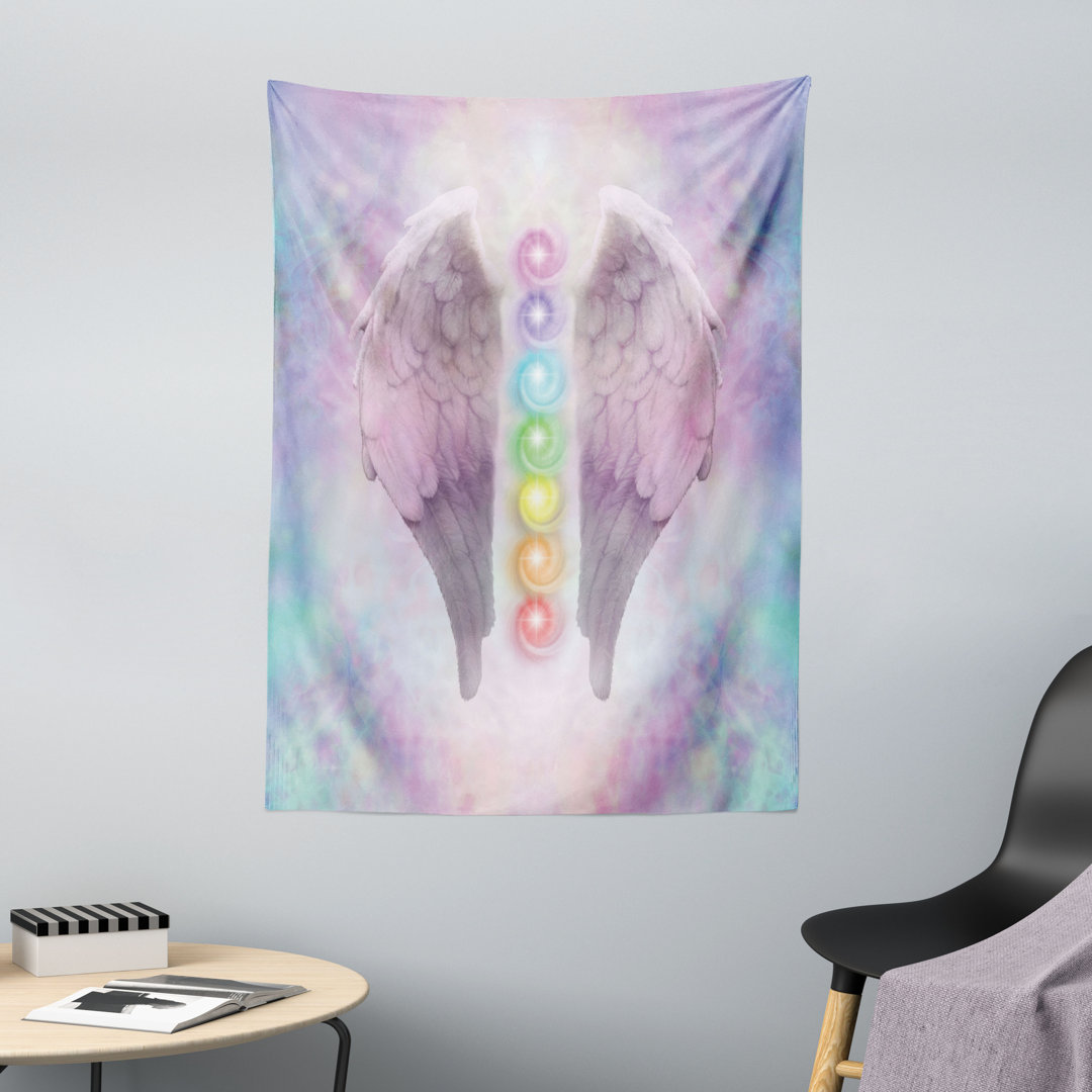 Wandteppich, Color Balls, angel Wings, Mehrfarbig