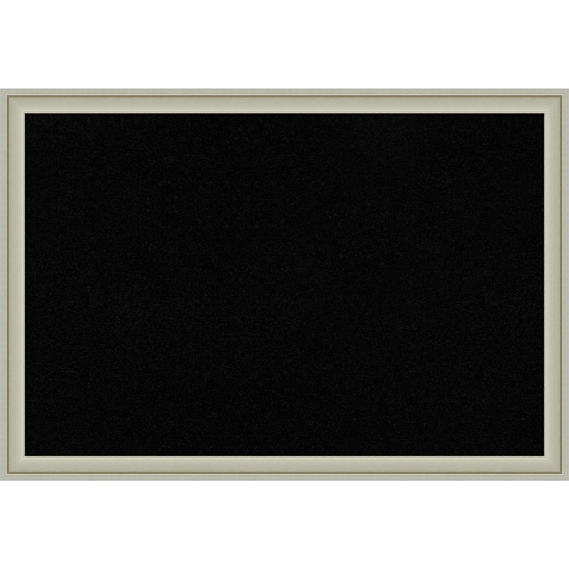 Panneau de liège noir Florence, Argent, 18 po x 26 po