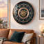 THE GEARS CLOCK Wall Clock with Real Moving Gears SD-LI_ 24 in Round GOTHENBURG