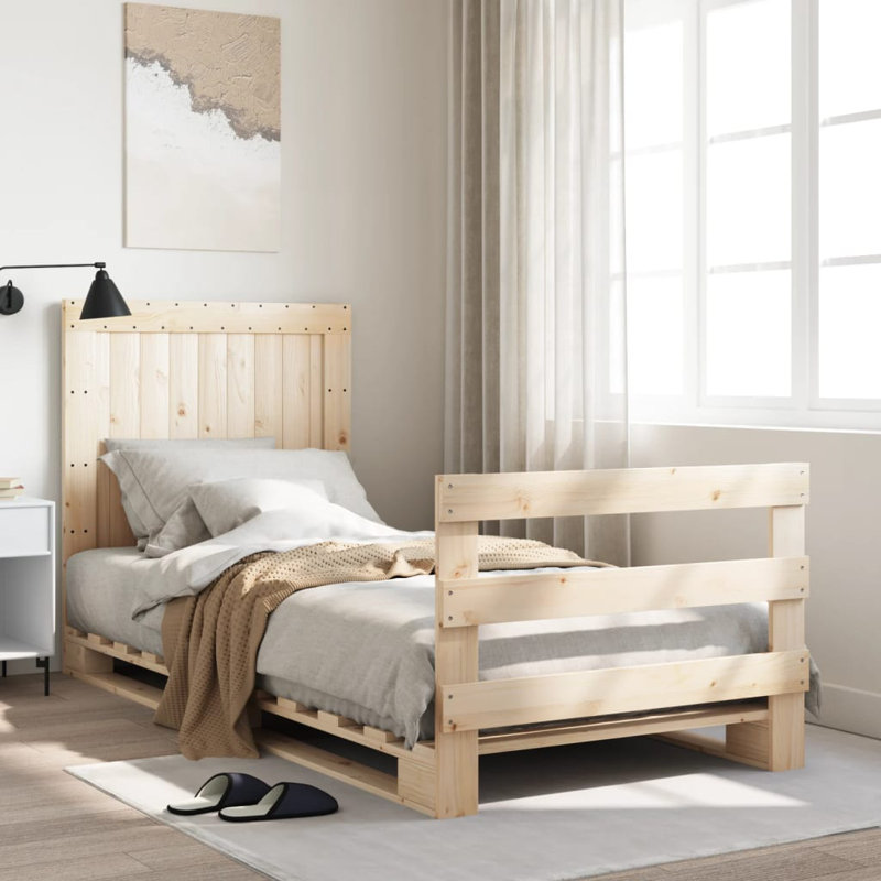 Talmadge Solid Wood Bed
