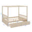 Lit à baldaquin en bois avec tiroirs de rangement intégrés-1219839467-1219839471