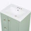 Meuble-lavabo de salle de bain avec rangement, tablette réglable
