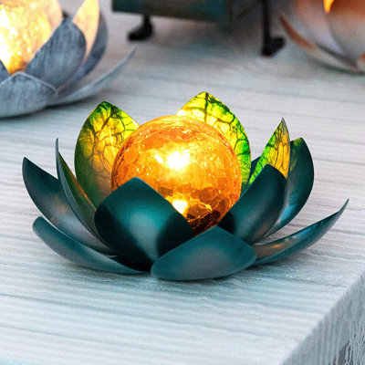 Gaden Sola Light Outdoo(2Pack), Ambe Cackle Globe Glass