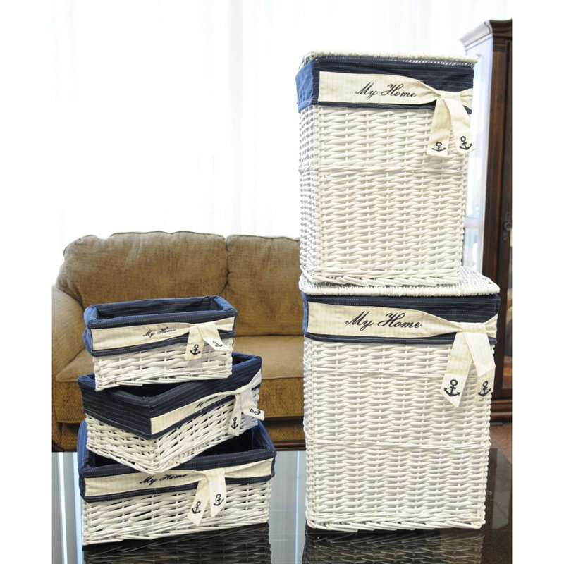 Longshore Tides Usan Wicker Decorative Basket