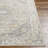 Kenn Oriental Machine Woven Polyester Area Rug in Gray/Beige-1508851957
