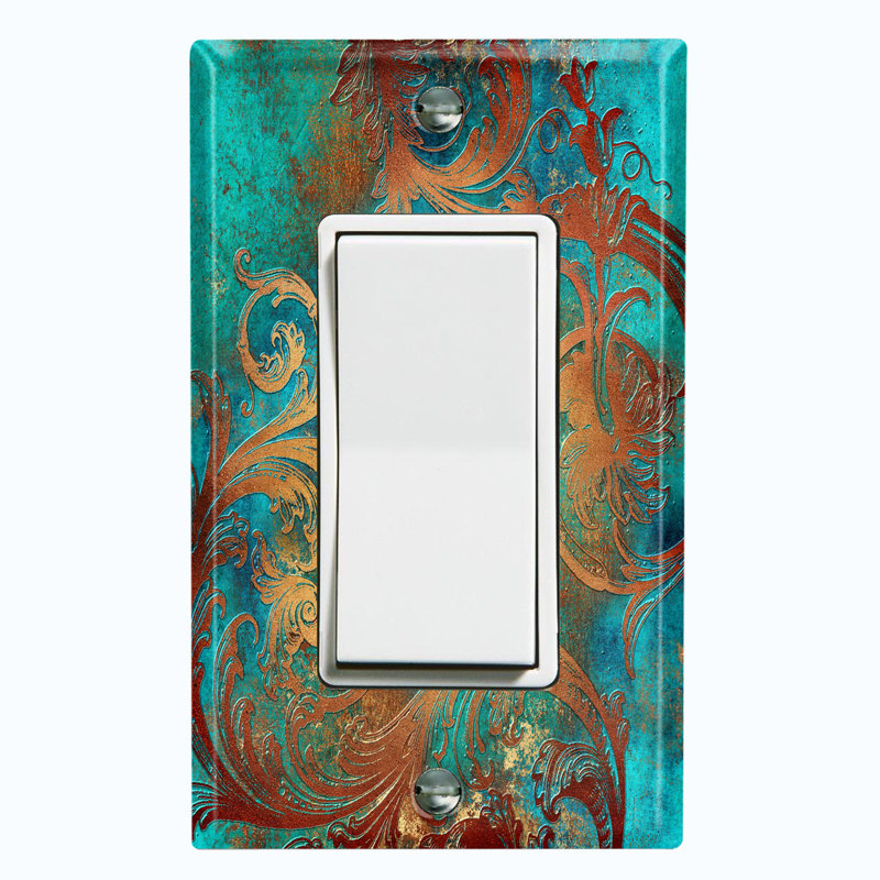 Plaque murale d'interrupteur à bascule 1-Gang, H 4,50 po x l 2,75 po x P 0,15 po
