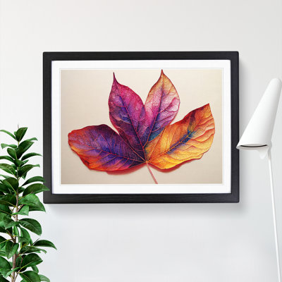 Watercolour Plant Leaf Vol.1 - Framed Print