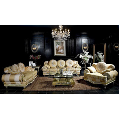 Cilegon 2 - Piece Glass Top Living Room Table Set