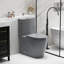 Toilette allongée une pièce à double chasse 1,1 / 1,6 GPF avec siège Comofrt ADA (siège à fermeture en douceur inclus) - option 4 couleurs-121551848