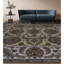 Tapis doré et ivoire de haute qualité noué à la main Trinity