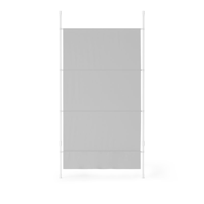 127Cm Single Panel Room Divider, Grey