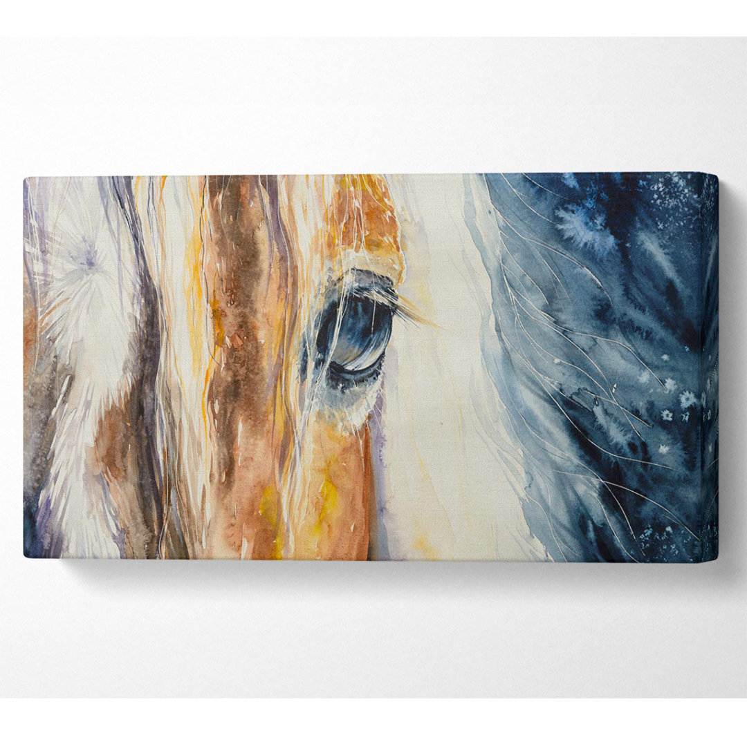 Deep Into Horses Eye Wide - Kunstdrucke auf Leinwand