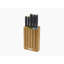Elevate Bamboo 5-Piece Knife Block Set