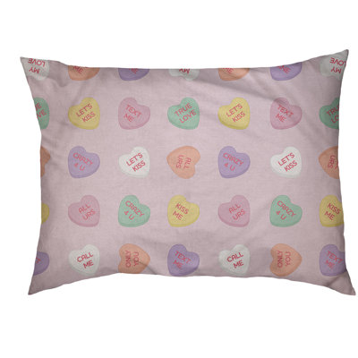 Coussin de conception pour l’extérieur à motif dame de bonbon