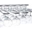 Wall Mounted Wine Glass Rack in Chrome