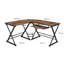 Corner Desk, L-Shaped Computer Desk, For Study And Games, Space Saving, Easy Assembly, 138 X 150 X 75 Cm-1677422797
