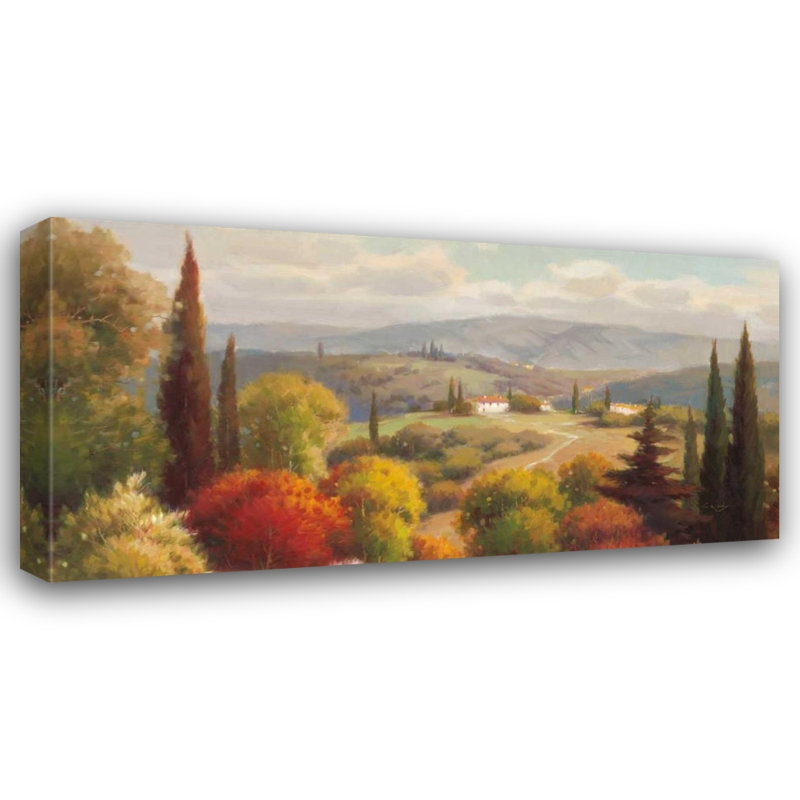  Oxley, Vail Gallery Wrapped Canvas Art Titled: Tuscan Perspective