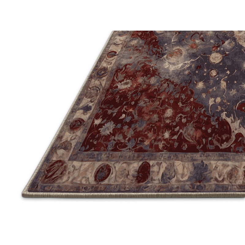 Tapis brun soyeux et moelleux, Carré 4 pi