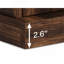 Table d'appoint Farmhouse avec abri de rangement, tiroir et armoire