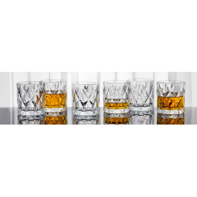 Elivra 10oz. Crystal Whiskey Glass Set