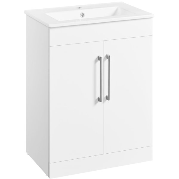 17 Stories Breene Freestanding Tall Bathroom Cabinet 