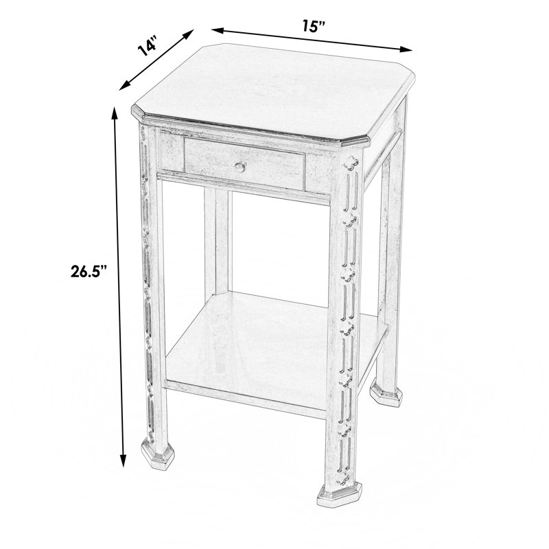 End Table, Black Licorice
