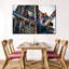 NY Broadway et Wall Street Signs sur impression sur toile-1333861093
