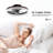 DunsenCrystal Low Profile Ceiling Fan With Light And Remote Control, Dimmable LED Ceiling Fan, 6 Speeds, Timing Reversible Blades, Brown, 20 In.