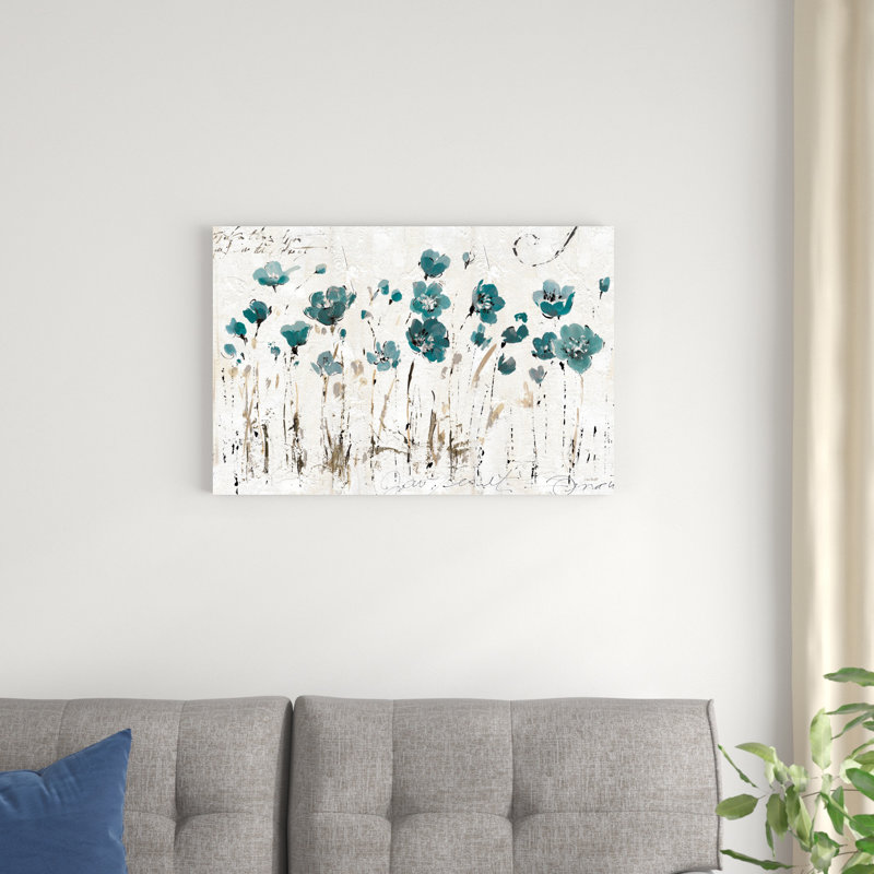 Balance abstraite IV - bleu, H 20 po x l 30 po x P 1,25 po