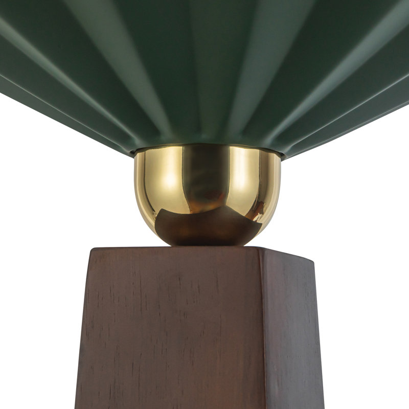 Furrow 65-in Red Floor Lamp, Green