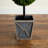 45'' Faux Boxwood Topiary in Wood Planter