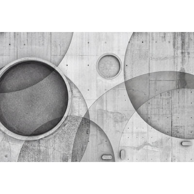 Concrete Texture Wallpaper Cement Finish Removable Industrial Wall Decor