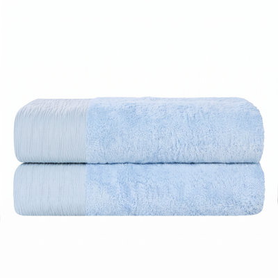 Ensemble de serviettes en rayonne de bambou et en coton mélangé hypoallergénique