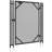 Pool Fence Gate 4 x 2.5 FT Removable Inground Pool Gate for Kids Security