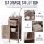 Armoire de rangement Kleankin avec tiroir et tablette réglable pour le hall d'entrée ou le salon